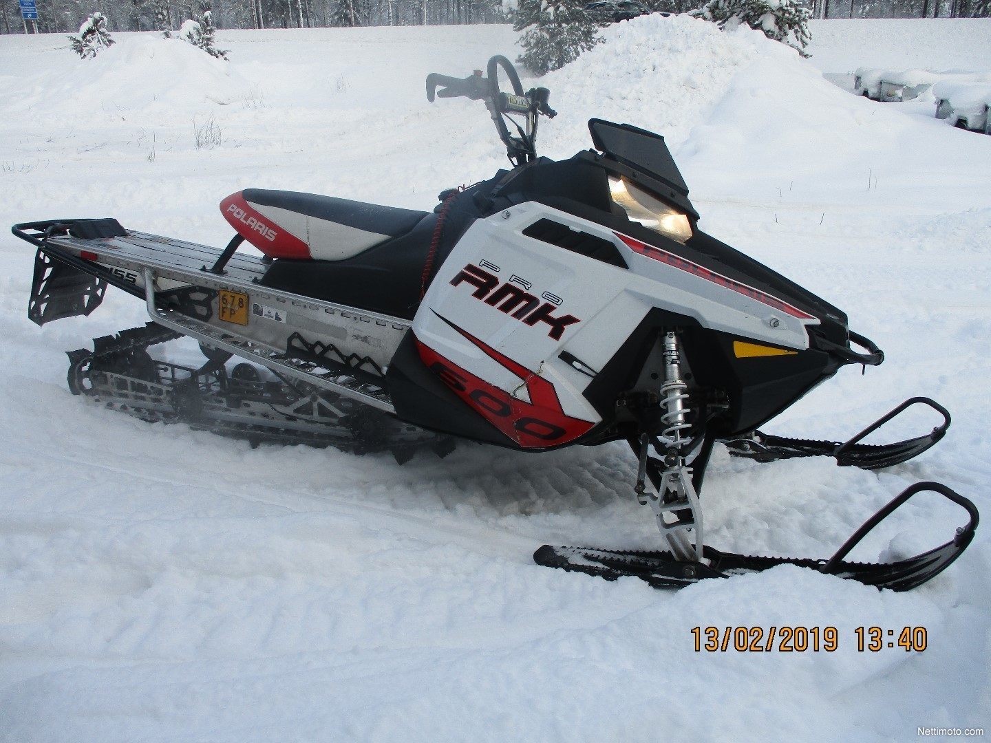 Polaris 600 RMK PRO RMK 155 600 cm³ 2012 Kuusamo Moottorikelkka