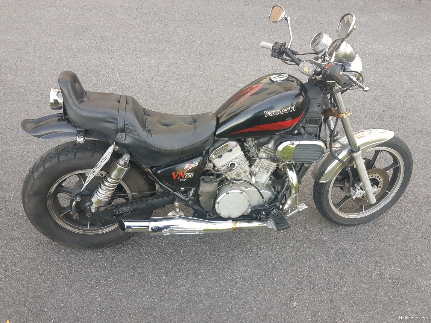 Kawasaki VN 750 Twin 750 cm³ 1987 Tampere Moottoripyörä Nettimoto