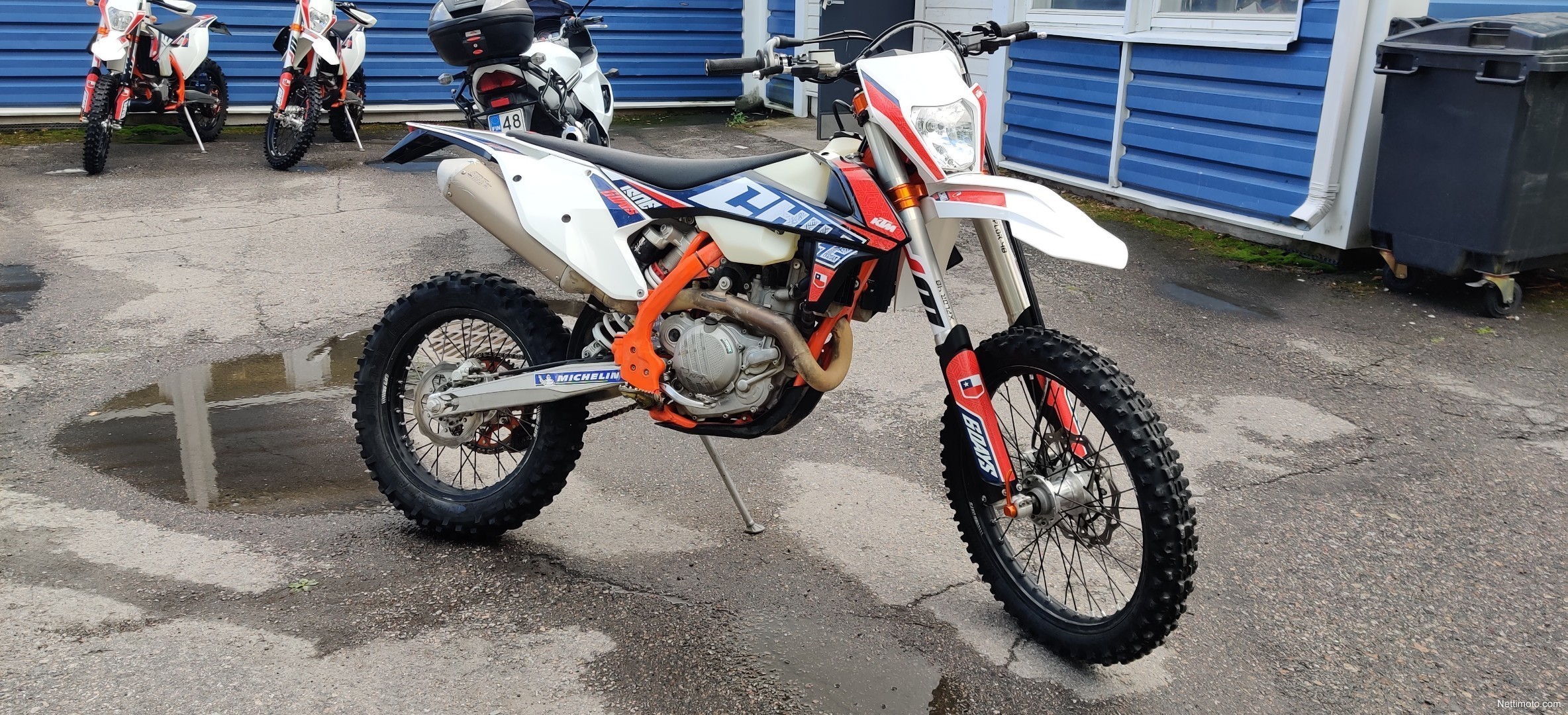 KTM 500 EXC Six Days valkokilpi 500 cm³ 2019 - Tampere ...