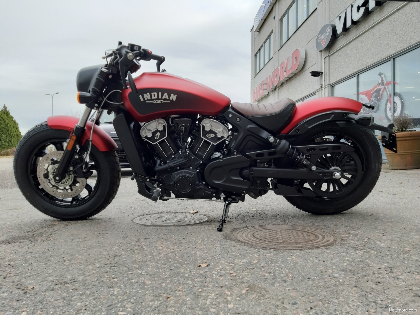 Indian Scout Bobber Ruby Smoke 1 200 cm³ 2020 - Vantaa - Motorcycle ...