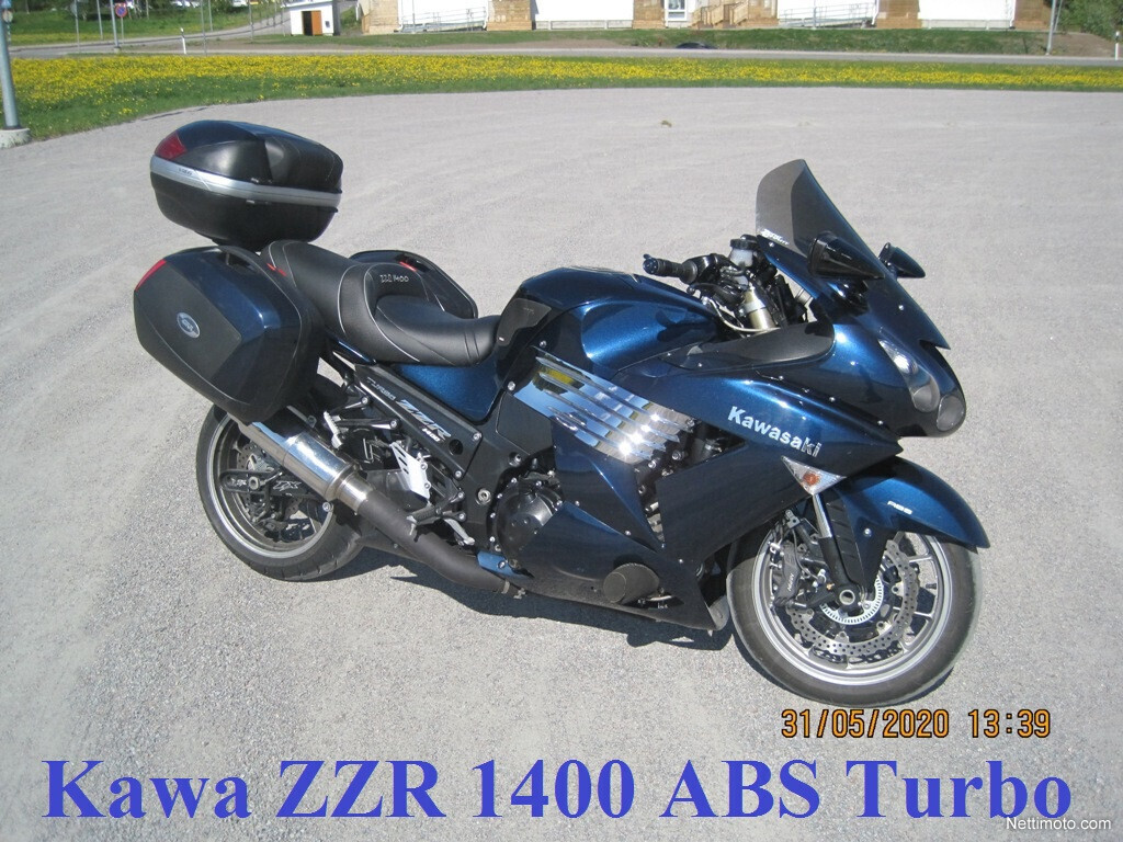 Kawasaki ZZR 1400 ABS Turbo 281 hv takapyörältä 1 400 cm³ 2007 ...