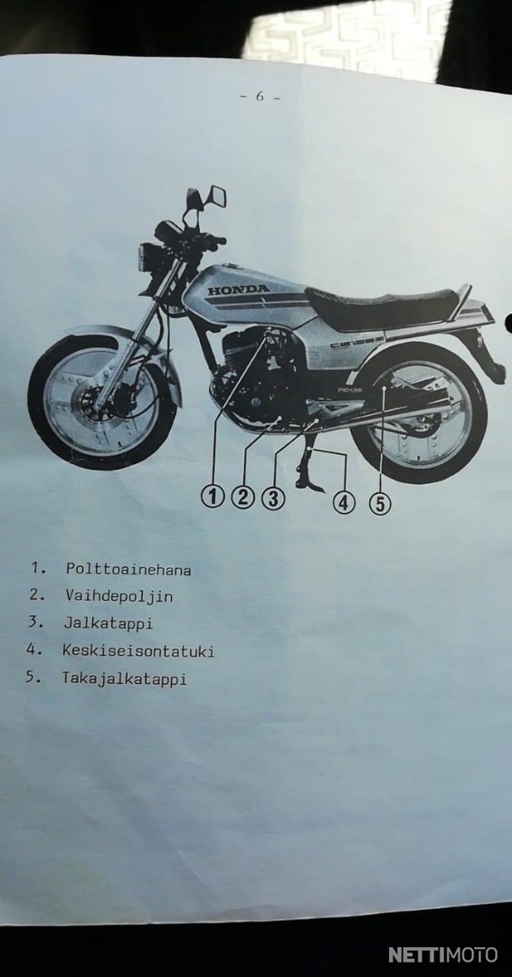 Honda CB 125 125T 125 cm³ 1985 - Kontiolahti - Motorcycle - Nettimoto