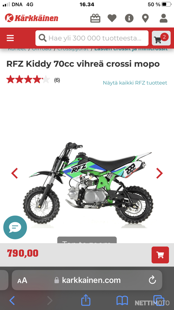 BSE - RFZ Kiddy 110cc 110 cm³ 2020 - Lahti - Moottoripyörä - Nettimoto