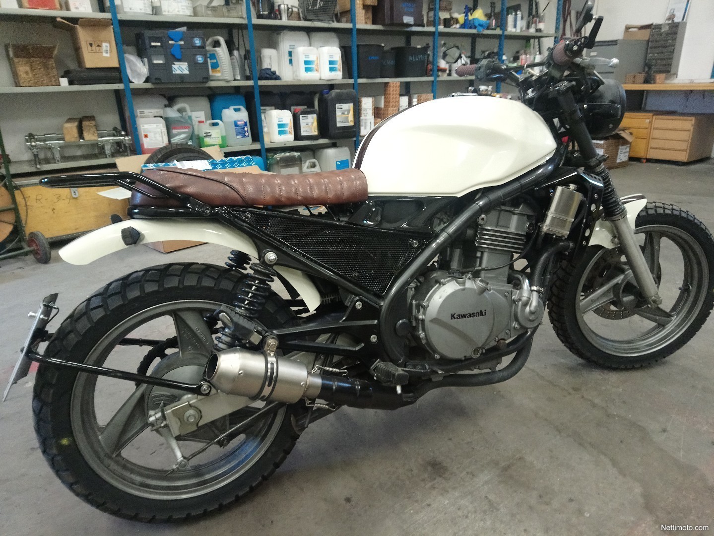Kawasaki Er 5 Scrambler Idea Di Immagine Del Motociclo