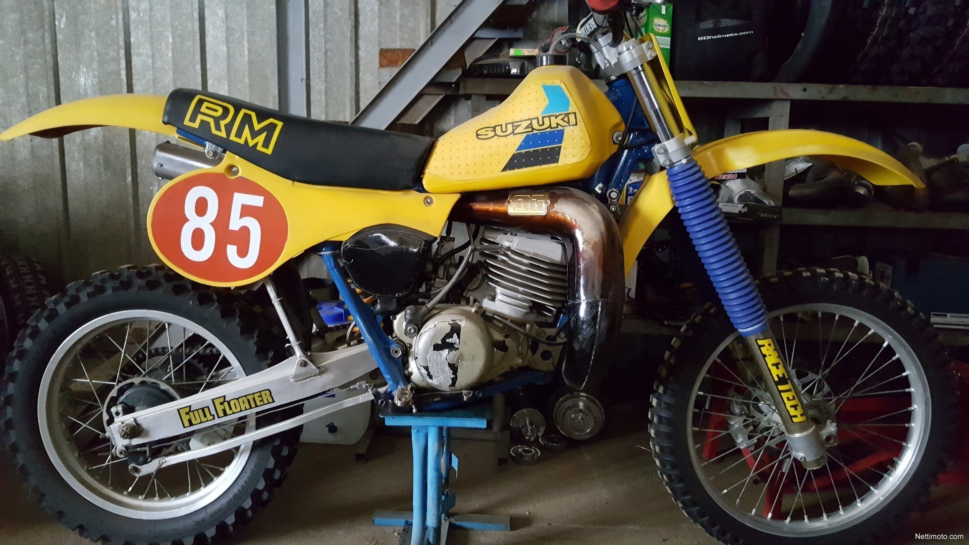  Suzuki  RM 500  500  cm  1985 Lemp  l  Moottoripy r  