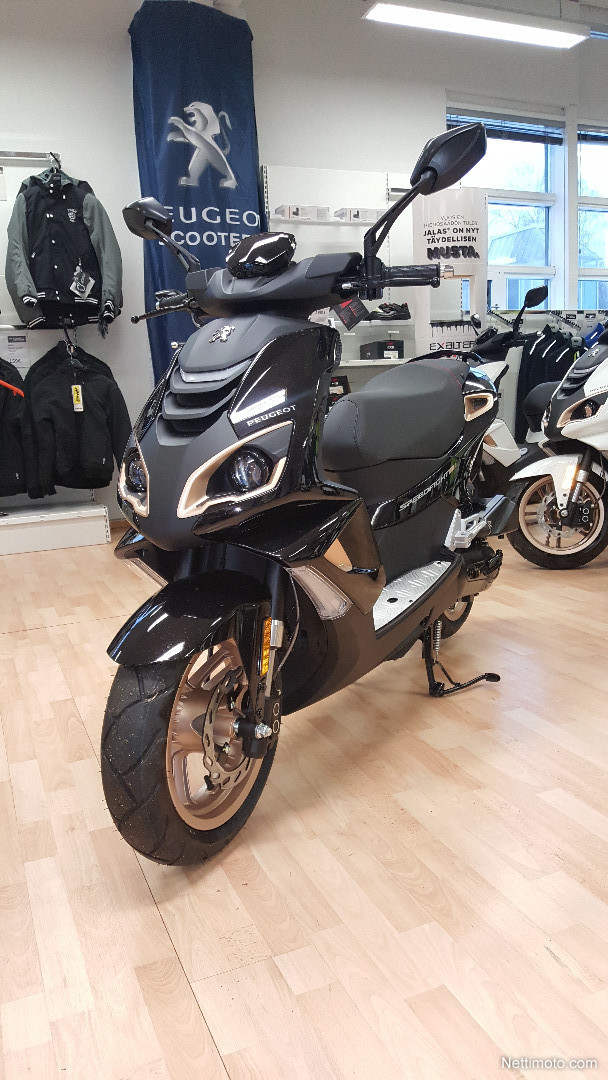 Peugeot Speedfight 4 Pure Black 4t E4 50 Cm³ 2019 Espoo Skootteri Nettimoto 8454