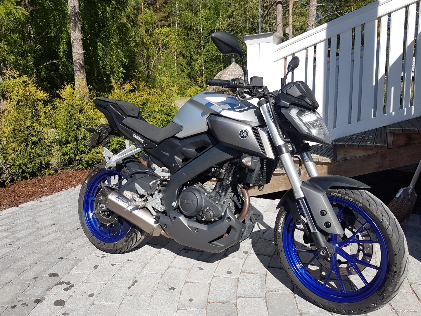 Yamaha Mt 125 Akrapovic 125 Cm³ 2016 Sipoo Moottoripyörä Nettimoto