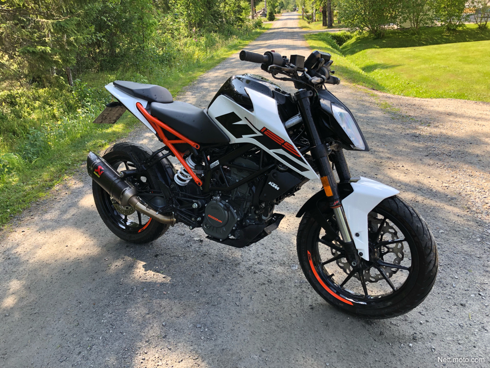 ktm duke 125 akrapovic full system