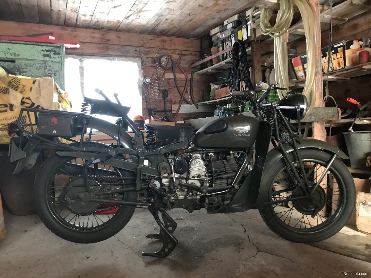 Moto Guzzi Falcone Armeijamalli 500 cm³ 1954 - Evijärvi ...