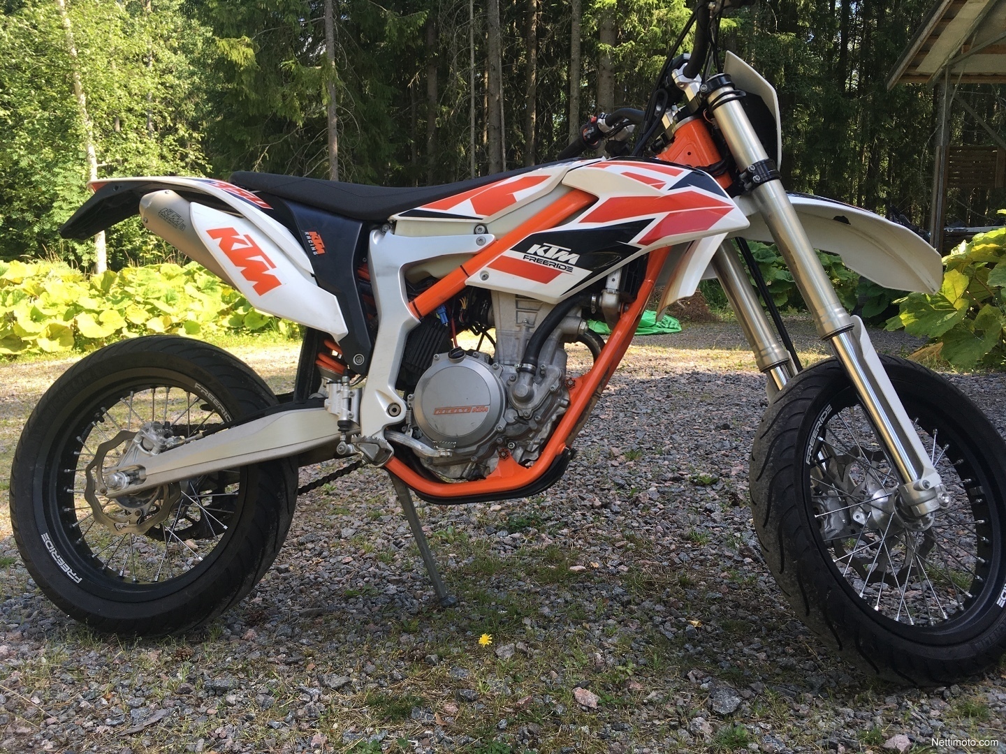 KTM 350 Freeride 350 4T supermoto enska ** Valkokilpi ...